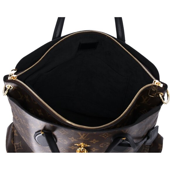 Louis Vuitton Flower Tote MM Monogram Shoulder Bag M44347 Black Brown - Picture 8 of 8